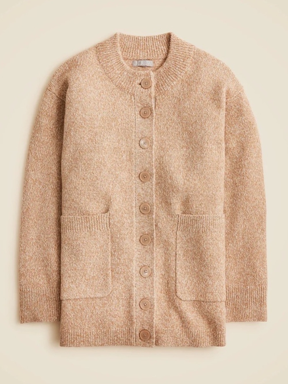 J. Crew Relaxed Milano-Stitch Cardigan